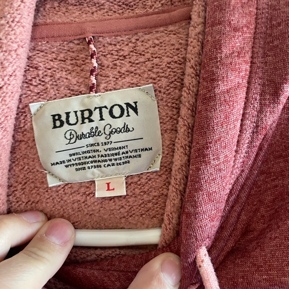 Burton red hoodie - Picture 2 of 2